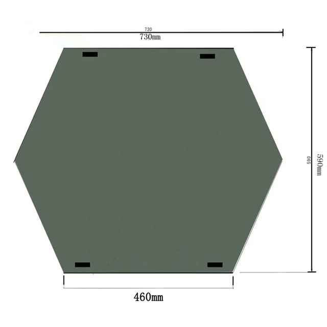 Hexagonal Table Outdoor Camping Self-driving Fishing Portable Lightweight Folding Tactical Table Board