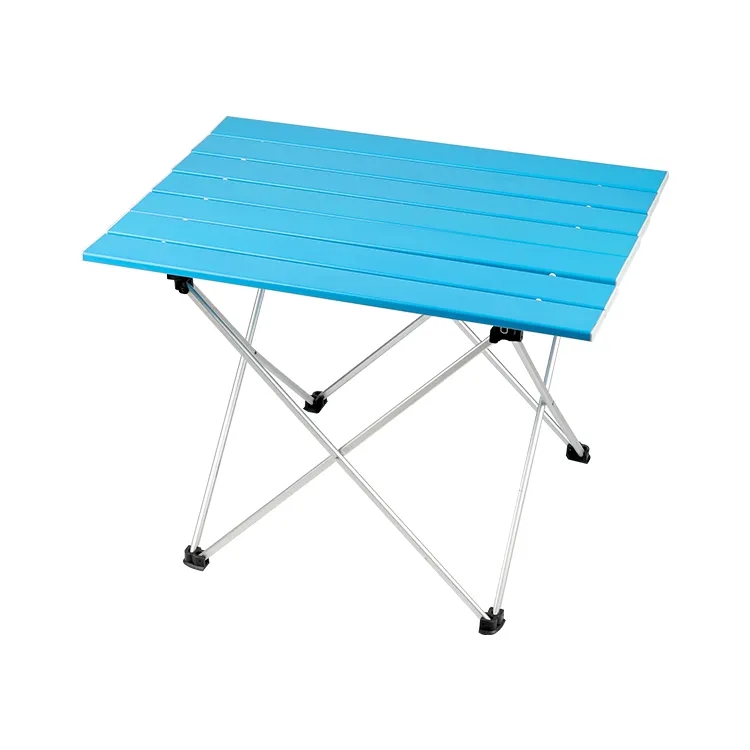 OEM Custom Outdoor BBQ Picnic Portable Foldable Folding Fishing Aluminum Camping Table