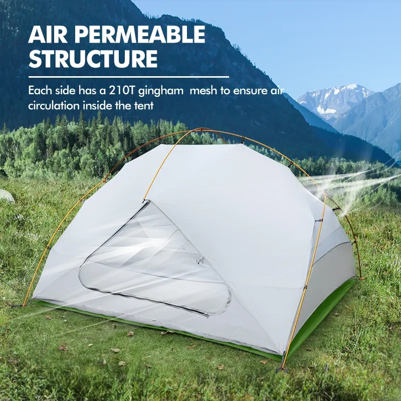 New Arrival Family Camping Tent Waterproof Lightweight Outdoor Glamping Tent for Backpacking Hiking