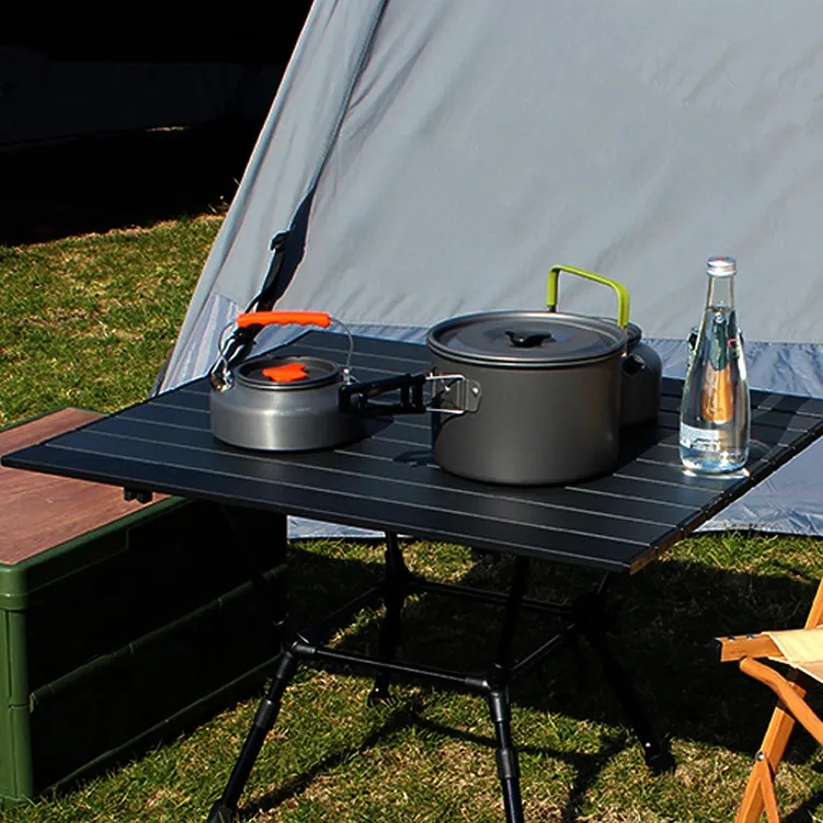 Aluminum Outdoor Portable Folding Camping Table For Picnic Camping Hiking