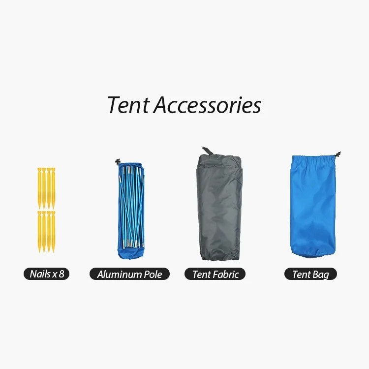 Lightweight Easy Setup Camping Tent for 2-3 Person UV Sun Shade Shelter Beach Tent